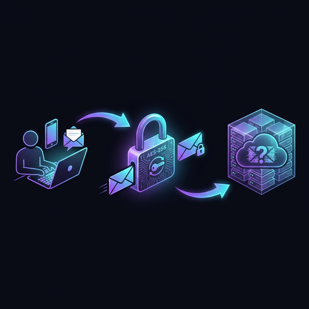 Email encryption process